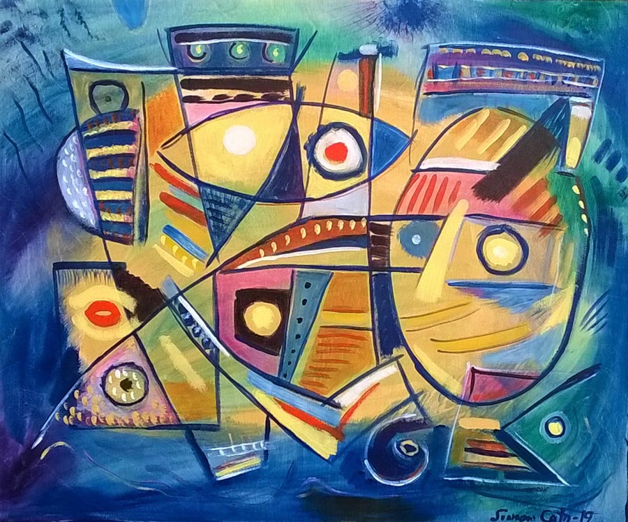 Simon Cato Spang-Hanssen painting